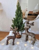 Depot Weihnachts Deko Rentier Hirsch Tannenbaum Weihnachten Gold Nordrhein-Westfalen - Vettweiß Vorschau