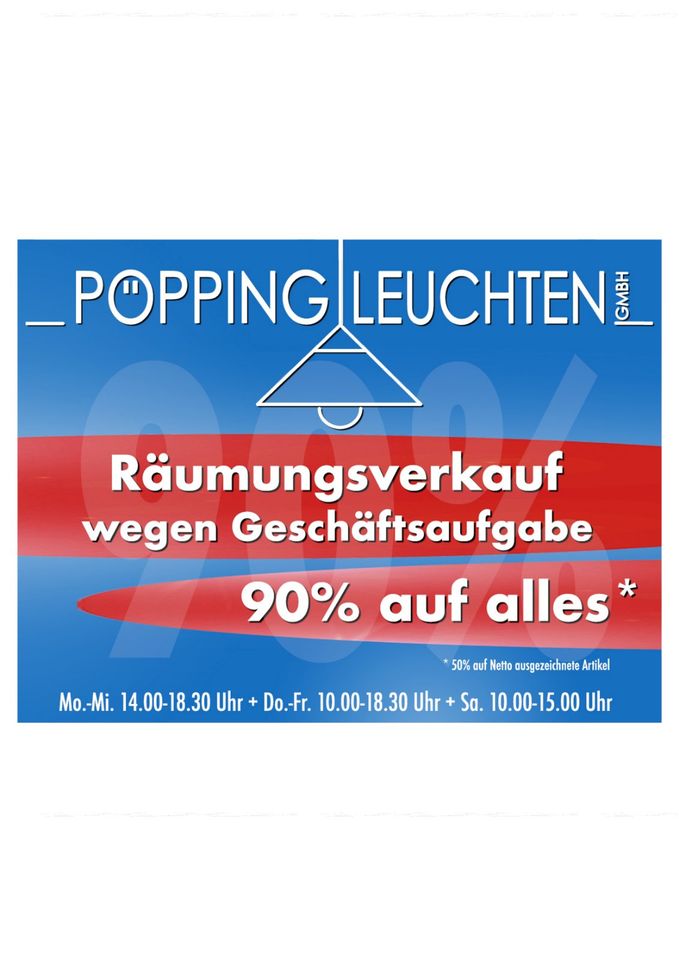 90% - TOTAL Räumungsverkauf - 90% auf alles / Ausverkauf - 90% in Gronau (Westfalen)