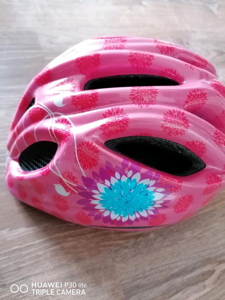 Kinderfahrrad Helm Mädchen pink in Möntenich