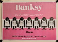 Grosses Banksy Ausstellungs Plakat Moco Laugh now Amsterdam Rar! Innenstadt - Köln Altstadt Vorschau
