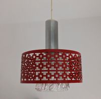 Tolle Vintage Lampe Leuchte Deckenlampe Rot Glas 60er 70er Münster (Westfalen) - Mecklenbeck Vorschau