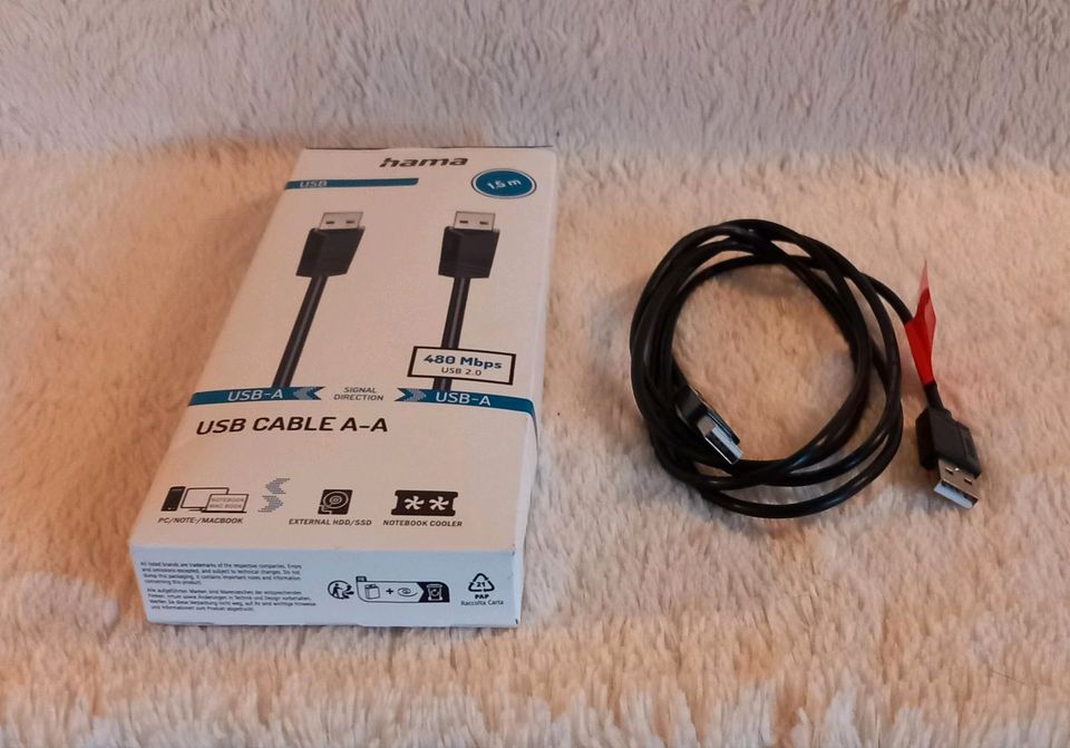 ☆NEU USB A-A Kabel Hama☆ in Bremen