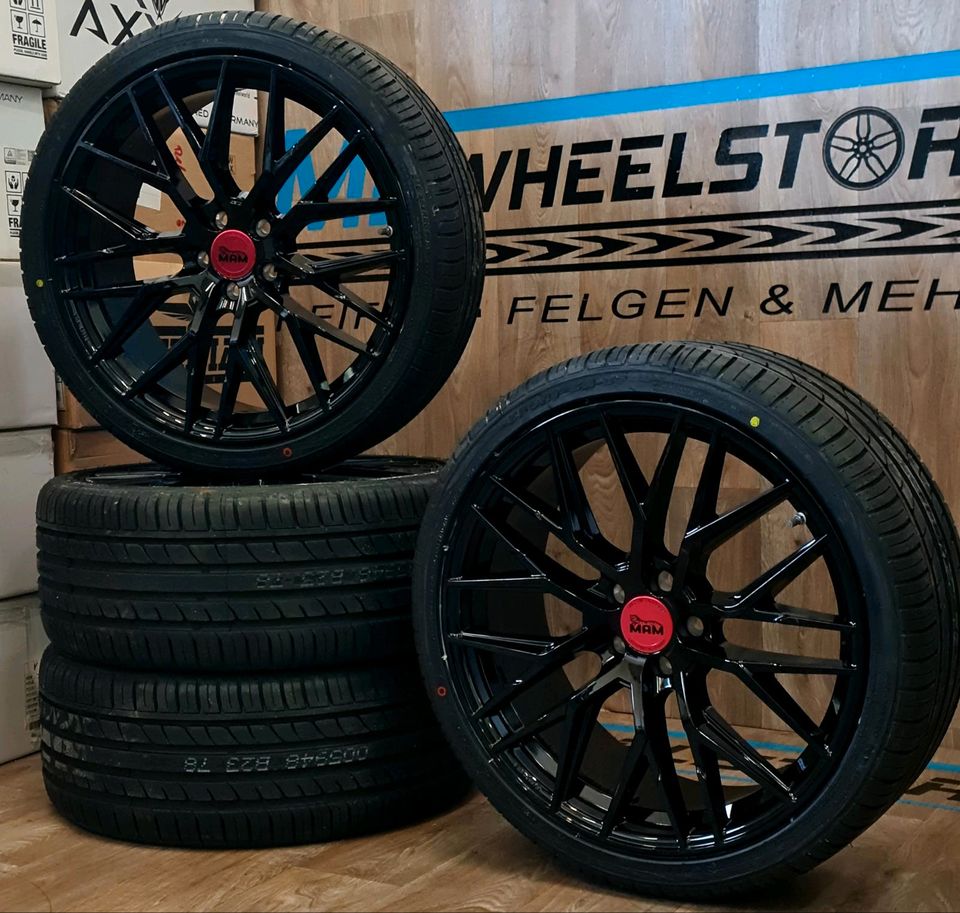 20 Zoll Alufelgen mit Sommerreifen für Mercedes A B C E S Klasse CLA CL CLC CLK CLS GLA GLB GLK GLC BMW 3er 4er 5er 6er 7er X1 X2 X3 Z4 Audi A4 A5 A6 A7 A8 VW Tiguan Felgen Kompletträder Sommerräder in Lengede