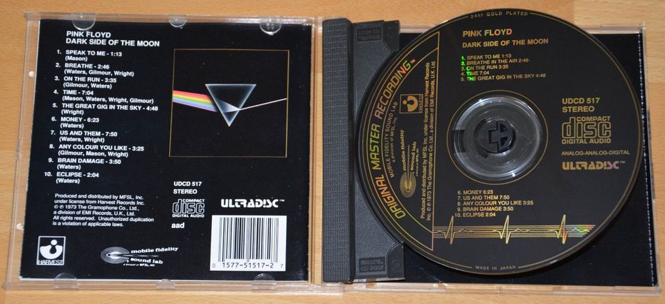 Pink Floyd - Dark Side of the Moon Ultradisc II Gold UDCD in Schöndorf (an der Ruwer)