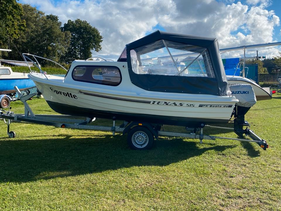 Motorboot Angelboot Kajütboot Bj 5/21, 30PS Motor mit Trailer in Rostock