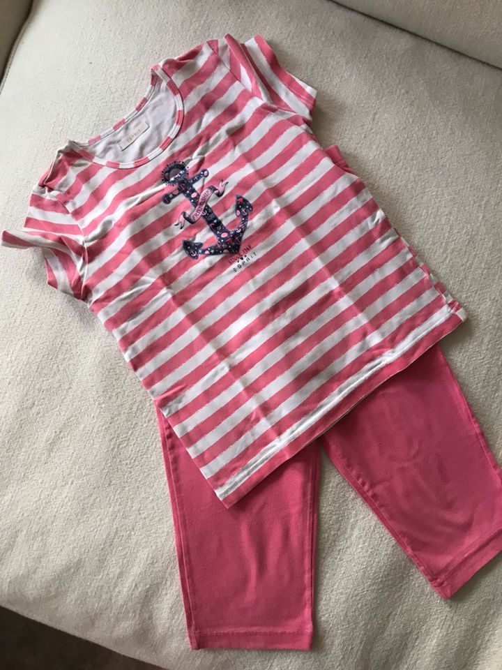 Esprit: Pyjama Schlafanzug Mädchen Sommer Gr 116 122 in Dresden