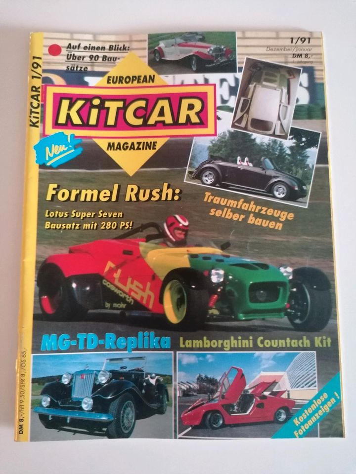 European Kitcar Magazine 1991 Lamborghini MG Lotus in Klettbach