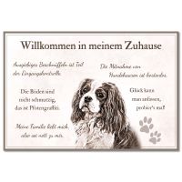 Hundeschild Türschild Hund Cavalier King Charles Spaniel Bayern - Sailauf Vorschau