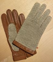 Damen Leder Handschuhe Karlsbader mit gehäkelter Oberhand Niedersachsen - Hermannsburg Vorschau
