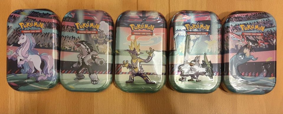 Pokemon Galar Mini Power Tin DE OVP sealed Flammende Finsternis in Wetzlar