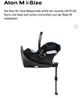 Cybex Aton M-i Size mit Isofix Base Station Babyschale Köln - Volkhoven / Weiler Vorschau