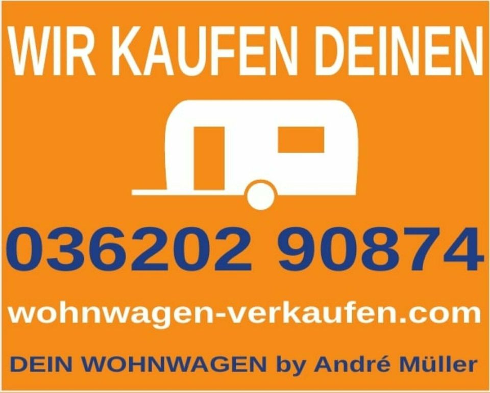 ANKAUF von WOHNWAGEN DEUTSCHER HÄNDLER wohnwagen-verkaufen.com in Ichtershausen