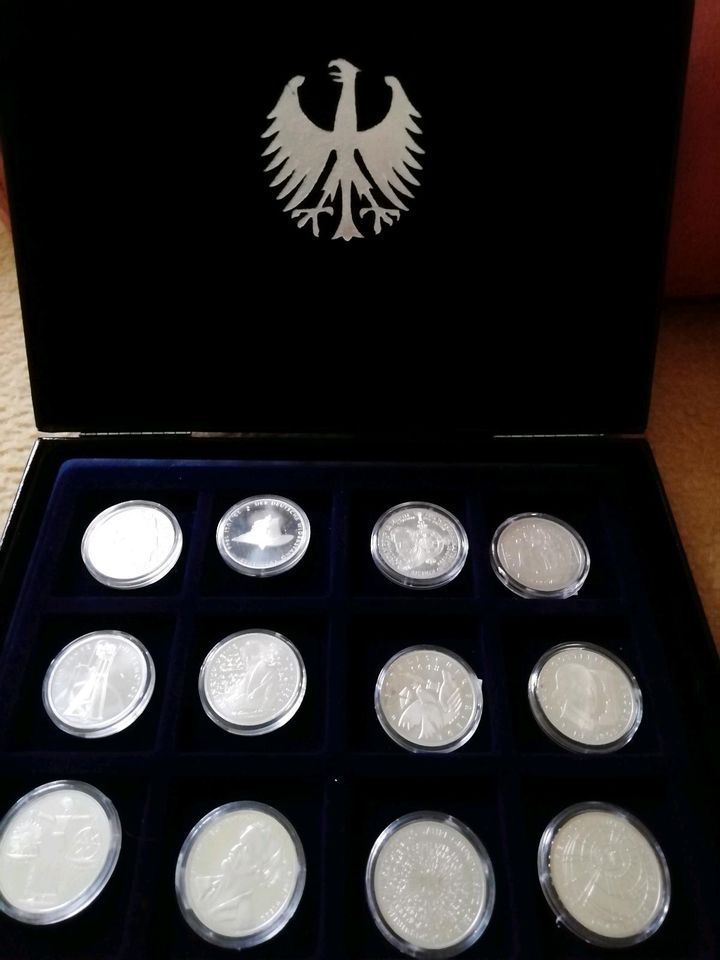 10.-DM Silbermünzen in Sassnitz