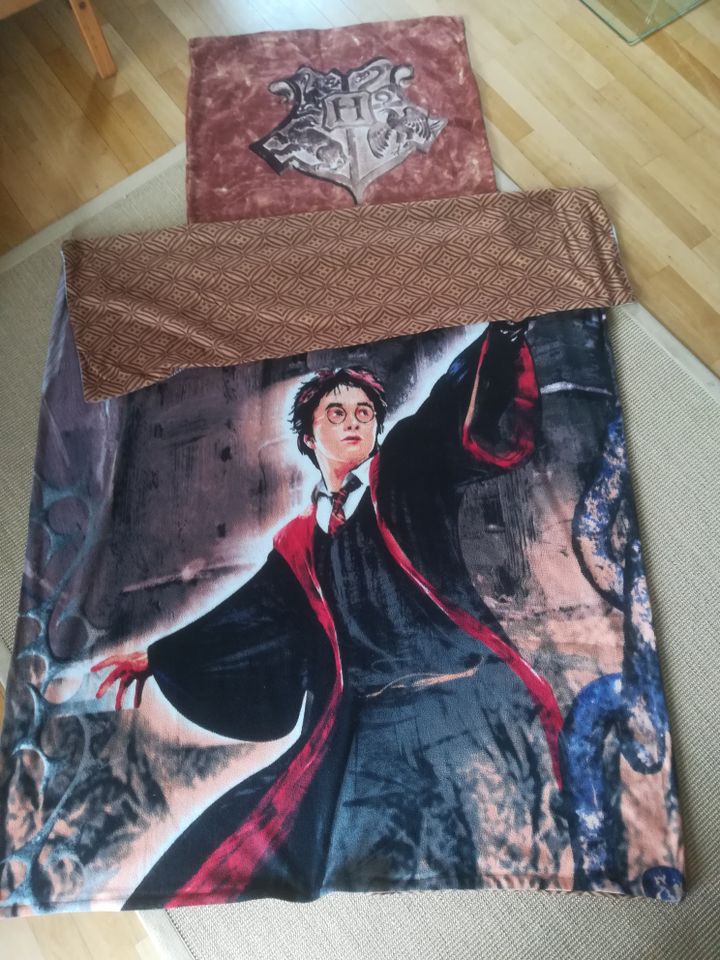 Fleece Bettwäsche von Harry Potter, Gr. 135x200 in Obing