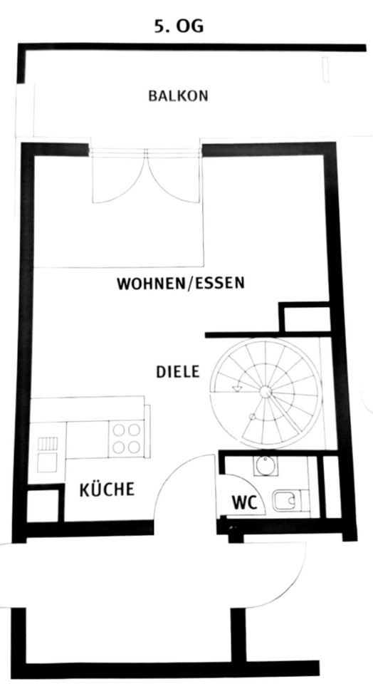 Helle Maisonette Wohnung in Frankfurt am Main