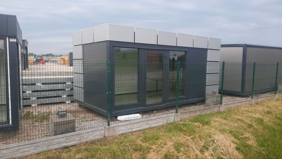 Bürocontainer 18 m2 Klimaanlage/Heizung Gedämmt Gartenhaus Büro in München
