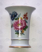 AK KAISER Porzellan Blumen Vase Residenz Blumenmuster Goldrand Nordrhein-Westfalen - Neuss Vorschau