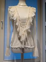 Bluse, Vintage/ Boho, Rüschen *Only* Weiß Nordrhein-Westfalen - Netphen Vorschau