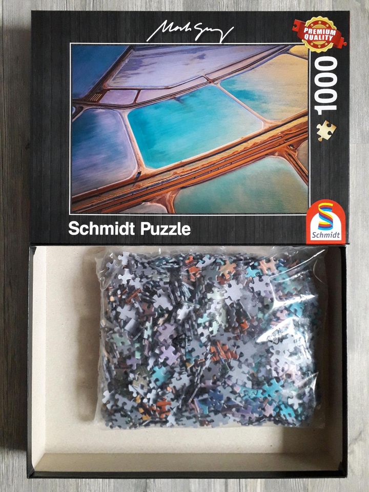 1000 Teile Puzzle Schmidt Pastelle Mark Gray in Langquaid