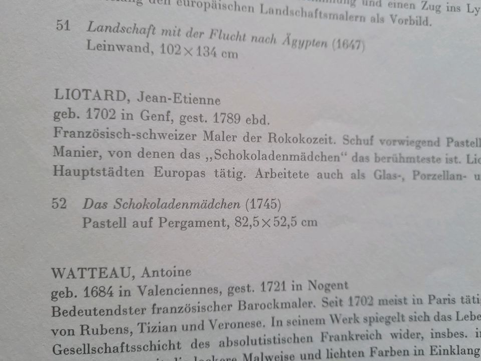 Dresdner Gemäldegalerie alte und neue Meister 1967 VEB Seemann in Krostitz