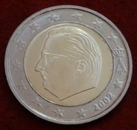 2 Euro Münze Belgien, König Albert II 2002 Brandenburg - Oranienburg Vorschau