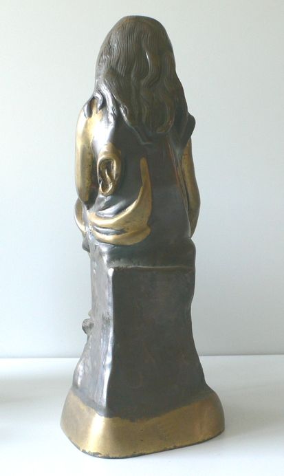 Bronzefigur Demeter 47 cm hoch, antikgold in Weilburg