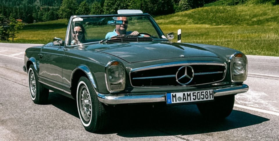 Mercedes-Benz Pagode | Oldtimer mieten München | Hochzeitsauto in München