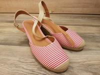 Damenschuhe Absatzsandalen Super Cracks Gr. 38 weiß-rosa Ohrdruf - Wölfis Vorschau