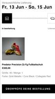 Adidas Predator Precision ZZ  (EU46) Berlin - Lichtenberg Vorschau