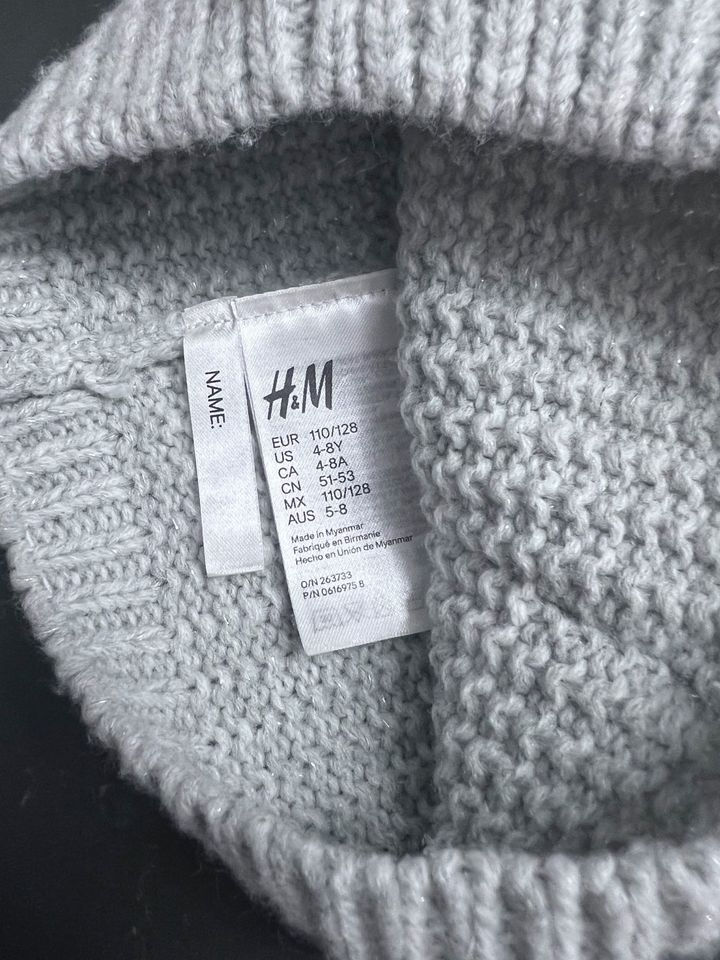 Mütze aus Strick von H&M, Gr. 110/128, neuwertig in Nürnberg (Mittelfr)