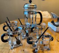 Bodum Kaffeebereiter mit 3 Gläsern, Michkännchen, Zuckerschale Nordrhein-Westfalen - Bottrop Vorschau