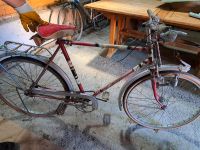 Fahrrad antik rot weiss Bayern - Altmannstein Vorschau