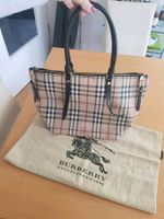 Burrberry Shopper Leder beige&schwarz Bayern - Geretsried Vorschau