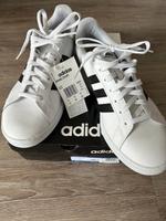NEU/OVP:: Adidas Grand Court, Gr. 9,5, Echtleder-Sneaker, weiß Niedersachsen - Horneburg Vorschau