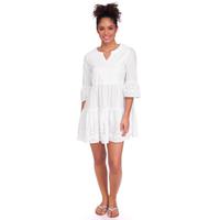 Gina * Lochmuster Tunika Kleid * weiß * Gr. 36 Sachsen-Anhalt - Halle Vorschau