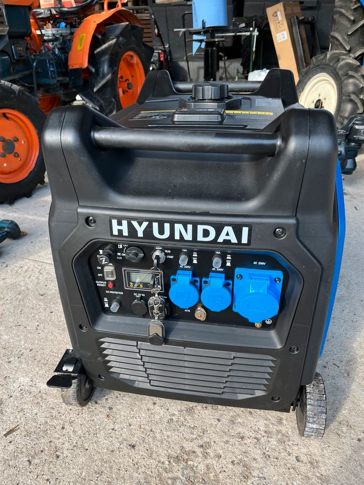 Stromaggregat Stromgenerator Hyundai HY6500SEi D 6,5kw Benzin in Kirchlinteln