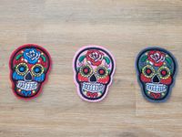 3 Stück Skull Totenkopf  Aufnäher Aufbügler - Patches Berlin - Charlottenburg Vorschau