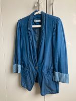 Zara Blazer Jacke blau lyocell M Wandsbek - Hamburg Rahlstedt Vorschau