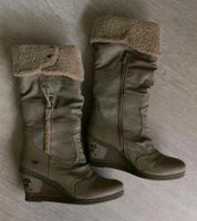 Mustang Winter Stiefel Keilabatz 40 gefüttert Bayern - Bad Windsheim Vorschau