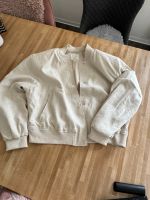 Bomberjacke Leinen beige Jacke Pilotenjacke Baden-Württemberg - Ostrach Vorschau