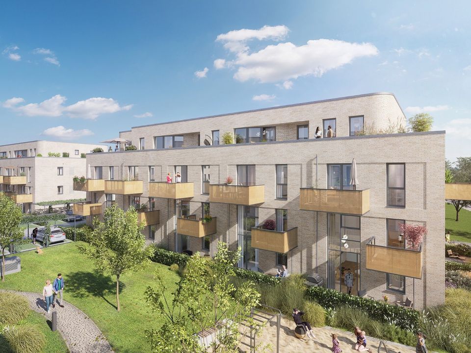 4-Zimmerwohnung mit großer Dachterrasse und 2 Bädern | Musterwohnung zu besichtigen in Kappeln