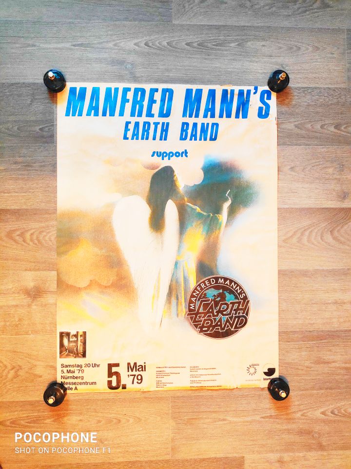 Manfred Manns Earth Band orig.Tourplakat in Stollberg