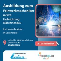 AZUBI zum Feinwerkmechaniker (m/w/d) Fachrichtung Maschinenbau in Sonthofen bei der Lochbihler Metallverarbeitung GmbH & Co. KG gesucht | www.localjob.de # ausbildung laser CNC Bayern - Sonthofen Vorschau