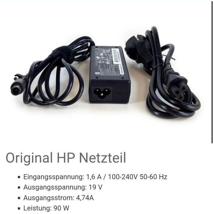 Ladegerät HP Laptop 90 Watt große Stecker 7.4mm in München