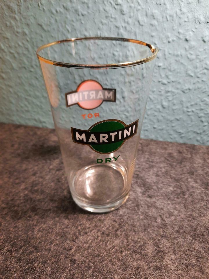 Martini Ausschenker, Karaffe, Glas, 50er Jahre in Bielefeld