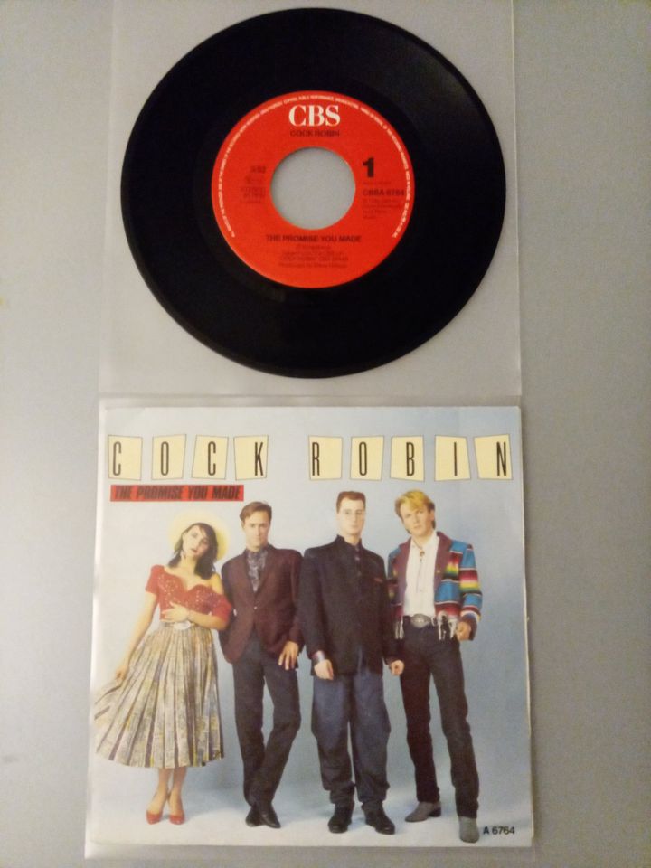 Cock Robin Single – The Promise You Made ‎– Europa 1985 in Köln