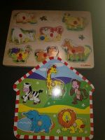 Puzzle Steckpuzzle Steckspiel 2 Jahre Eichhorn + Biecos. Deckel B Bayern - Zeitlarn Vorschau