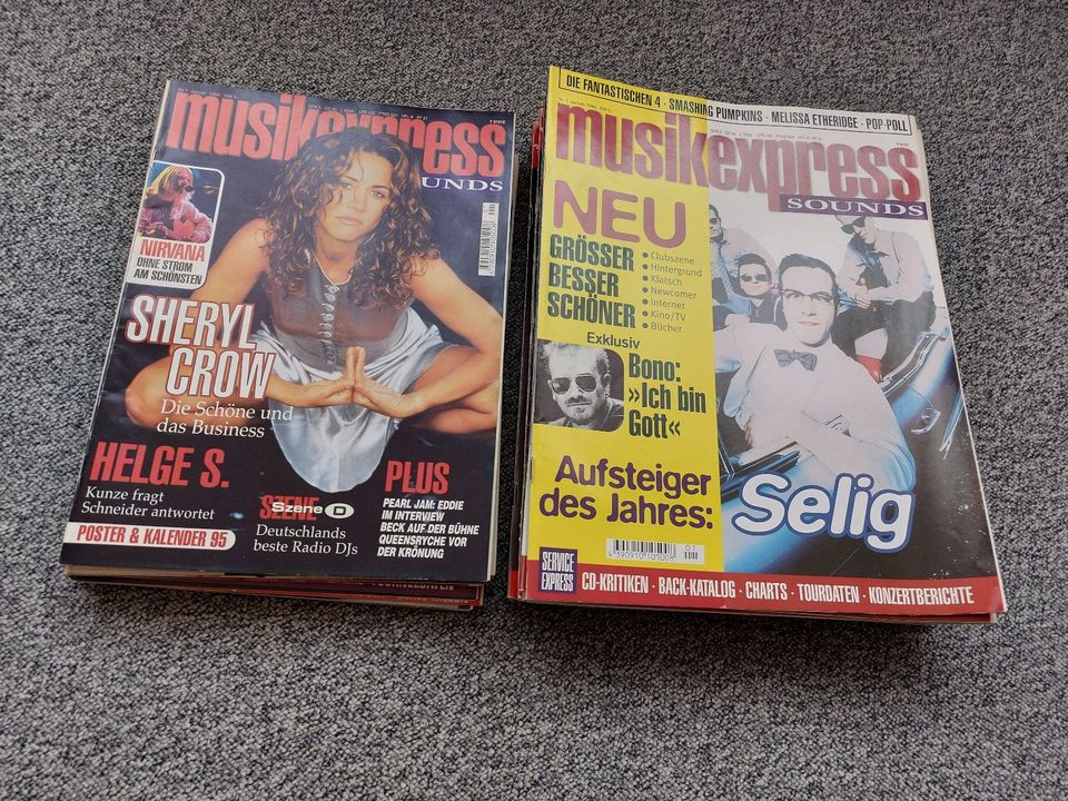 Musikexpress, 146 Ausgaben! 8oer und 90er in Hannover