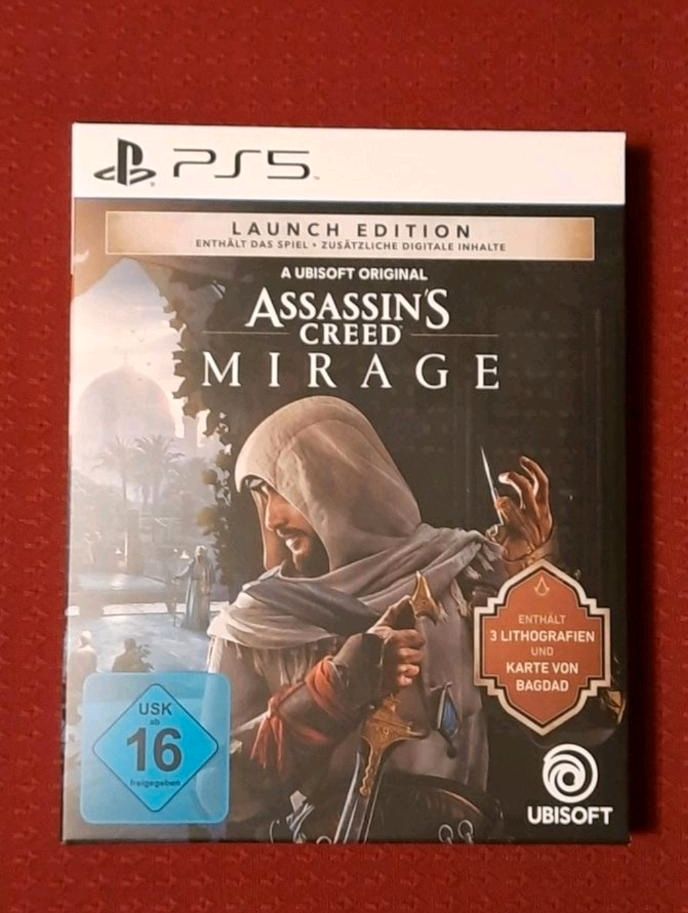 Assassins Creed Mirage Launch Edition PS5 wie neu in Rechtsupweg