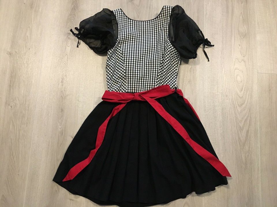 Dirndl ⭐️ Oktoberfest ⭐️ Kleid Gr. XS / 34 Landhaus schwarz rot in Kastellaun